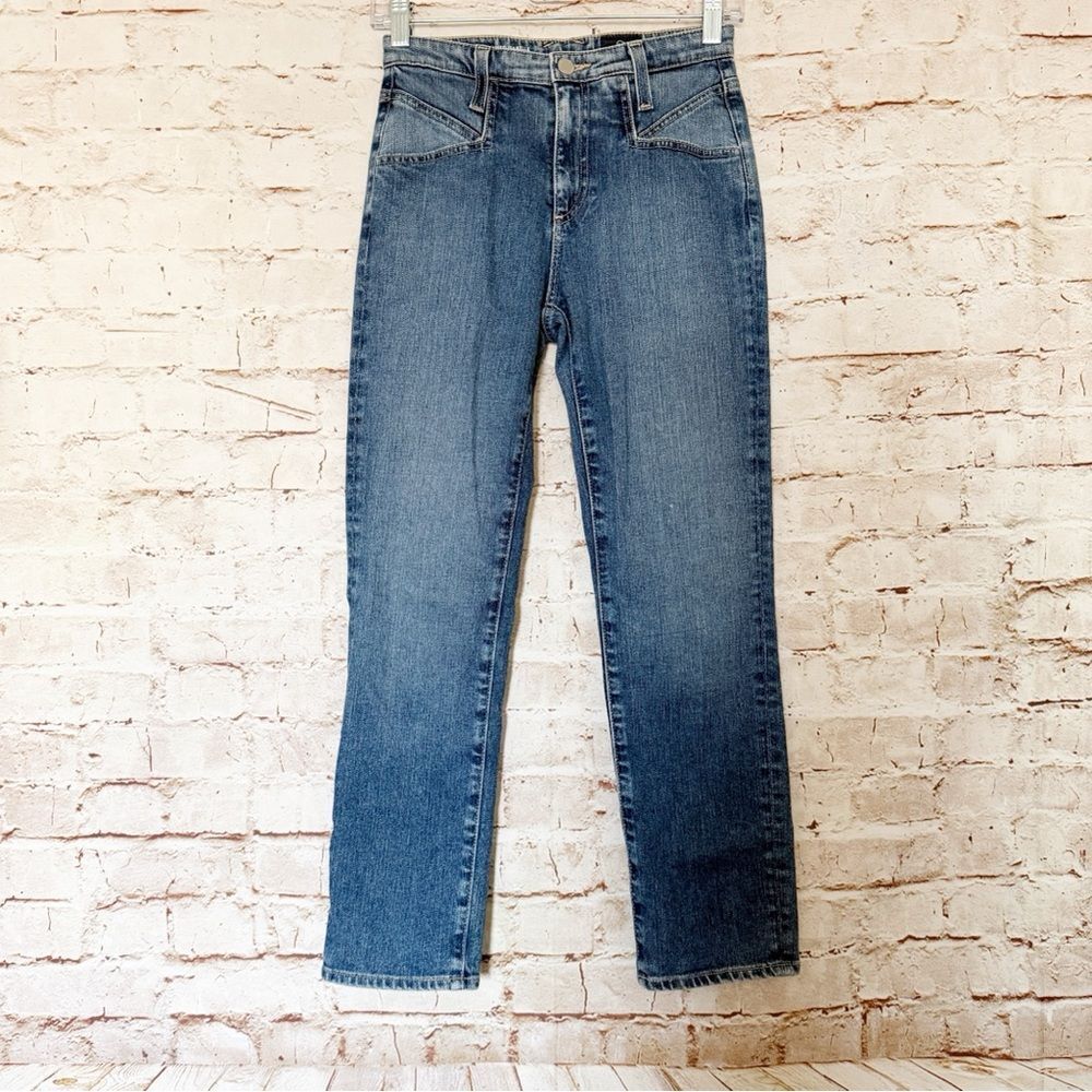 AG Adriano Goldshmied seamed Isabelle crop jeans